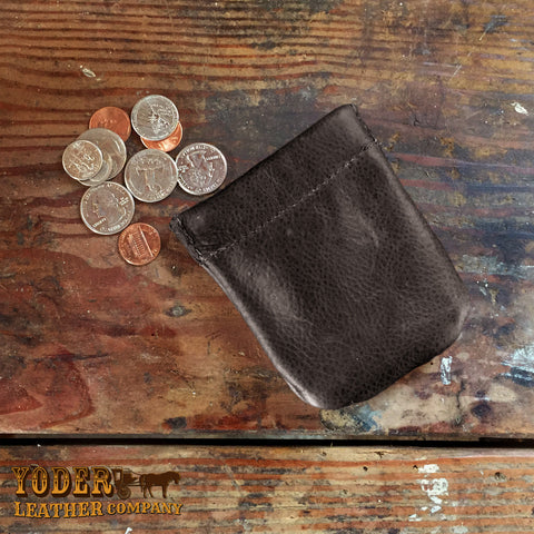 Cowhide Coin Pouch