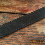 Black Elephant Skin Belt