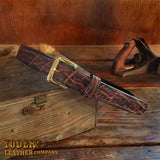 Dragon Fire Elephant Hide Belt
