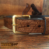 Hippopotamus Leather Money Belt