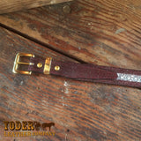 Burgundy Stingray Belt