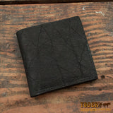 Black Elephant Hipster Leather Wallet