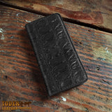 Black Gator Skin iPhone 6 Holder
