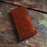 iPhone Brown Tegu Lizard Wallet