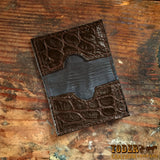 Gator Brown Credit Card Wallet