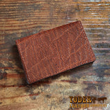 Brown Elephant Hide Business Card Wallet