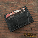 Black Alligator Magnetic Money Clip