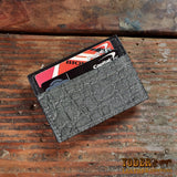 Elephant Hide Magnetic Gray Wallet