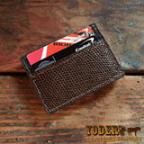 Magnetic Money Clip Brown Tegu Lizard