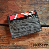 Magnetic Lizard Money Clip Wallet Gray