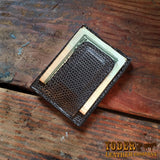 Grey Money Clip Wallet