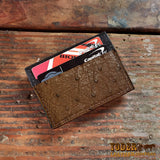 Ostrich Leather Magnetic Clip