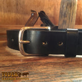Black Bullhide Smooth Belt