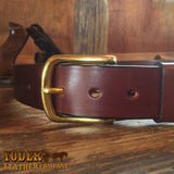 Smooth Bullhide Leather Belt