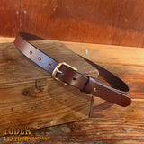Women's Brown Leather Belt