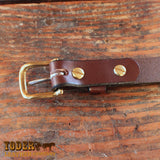 Ladies Brown Leather Belt