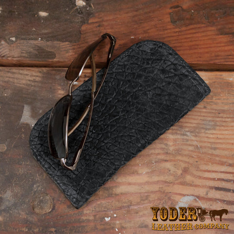 Black Hippo Glasses Case