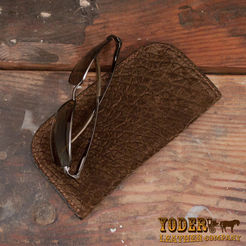 Hippo Brown Glasses Case