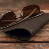 Shark Brown Glasses Case