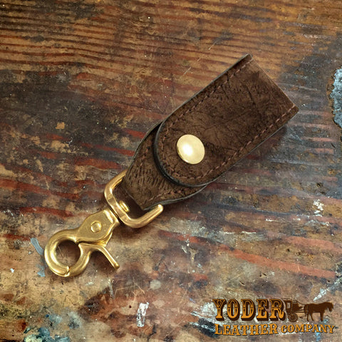 Hippo Leather Key Hanger