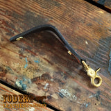 Brown Leather Belt Key Holder