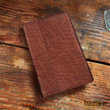 Elephant Leather Brown Caramel Padfolio