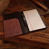 Elephant Hide Padfolio Brown