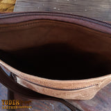 Dark Brown Amish Handbag Leather