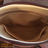 Floral Leather Handbag