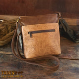 Light Brown Leather Handbag Purse