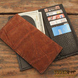 Caramel Elephant Checkbook Wallet