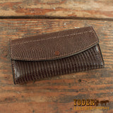 Brown Lizard Clutch