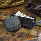 Gray Lizard Skin Taxi Wallet
