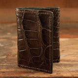 Brown Trifold Leather