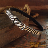 zebra print belt
