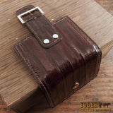 Women's Brown Eel Skin Wallet