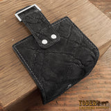 Women's Black Elephant Bifold Wallet