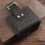 Black Ostrich Women's Wallet